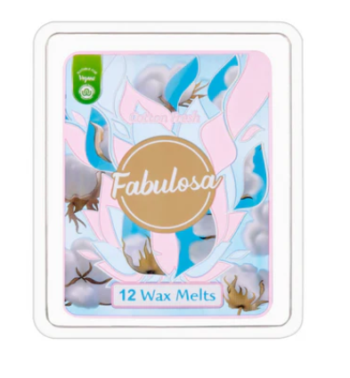 Fabulosa Wax Melt Cotton Fresh - 12 waxmelts - Limited Edition