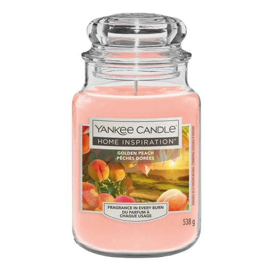 Yankee Candle - Goldener Pfirsich 538g | Limitierte Auflage, beschränkte Auflage