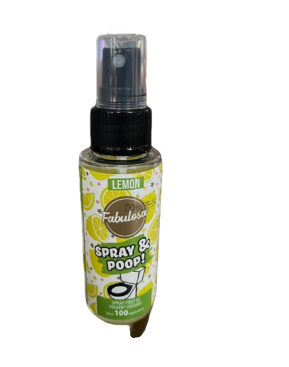 Fabulosa Spray & Poop Lemon 60ml - Limited Edition