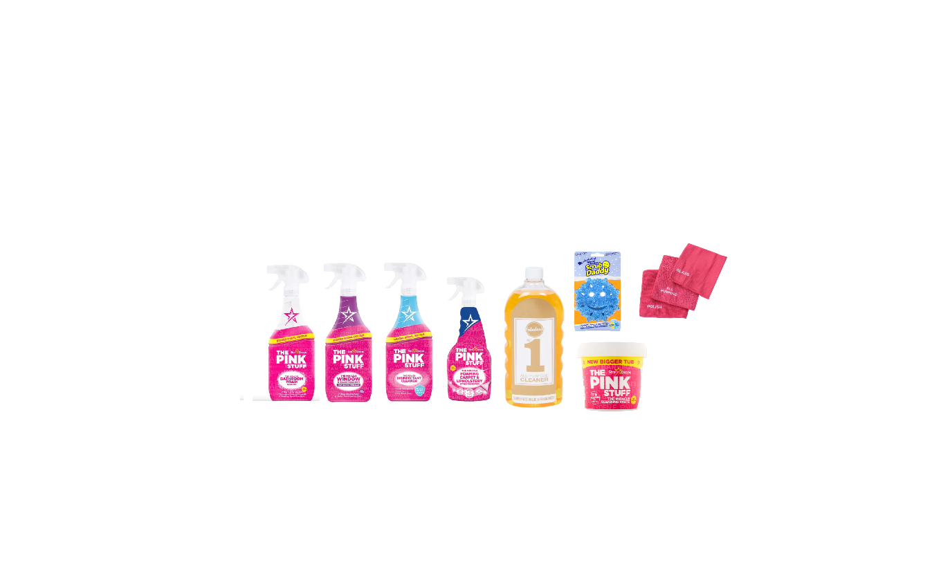 The Pink Stuff Kit de nettoyage du Nouvel An - Basique