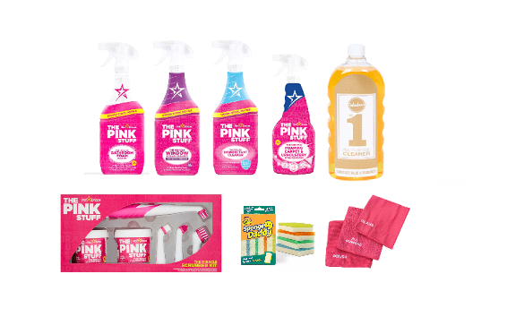 Le Pink Stuff Ensemble de Nettoyage du Nouvel An - Premium