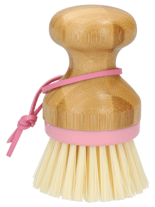 Brosse à Vaisselle Rose Bambou Petite