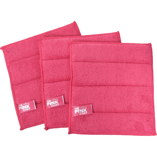 Saugfähige Mikrofaser-Reinigungspads von The Pink Stuff – 3 Stück